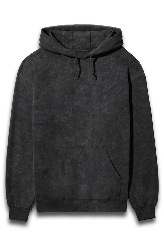 Black Acid Wash Hoodie