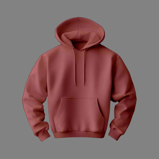 Plain Maroon Hoodie