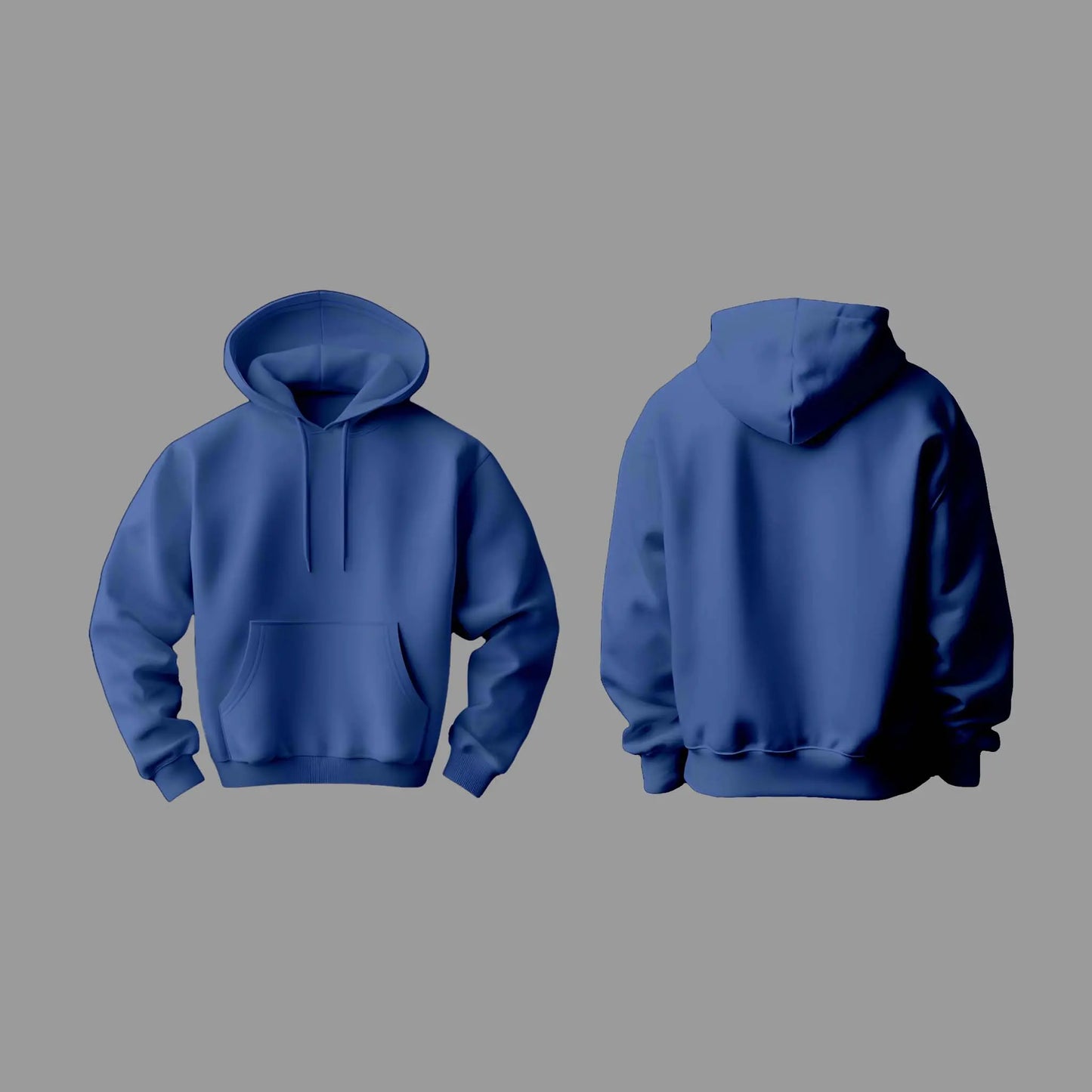 Plain Navy Blue Hoodie