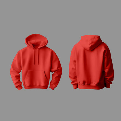 Plain Red Hoodie