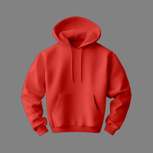 Plain Red Hoodie