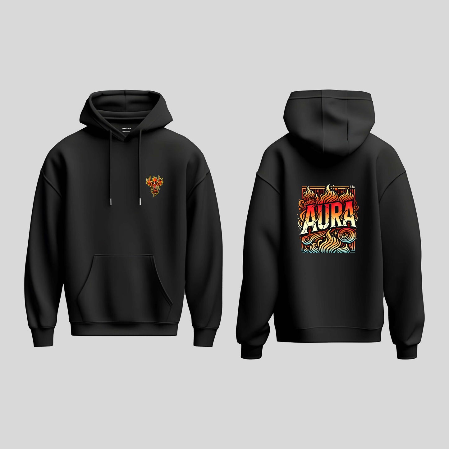 Aura Black Hoodie