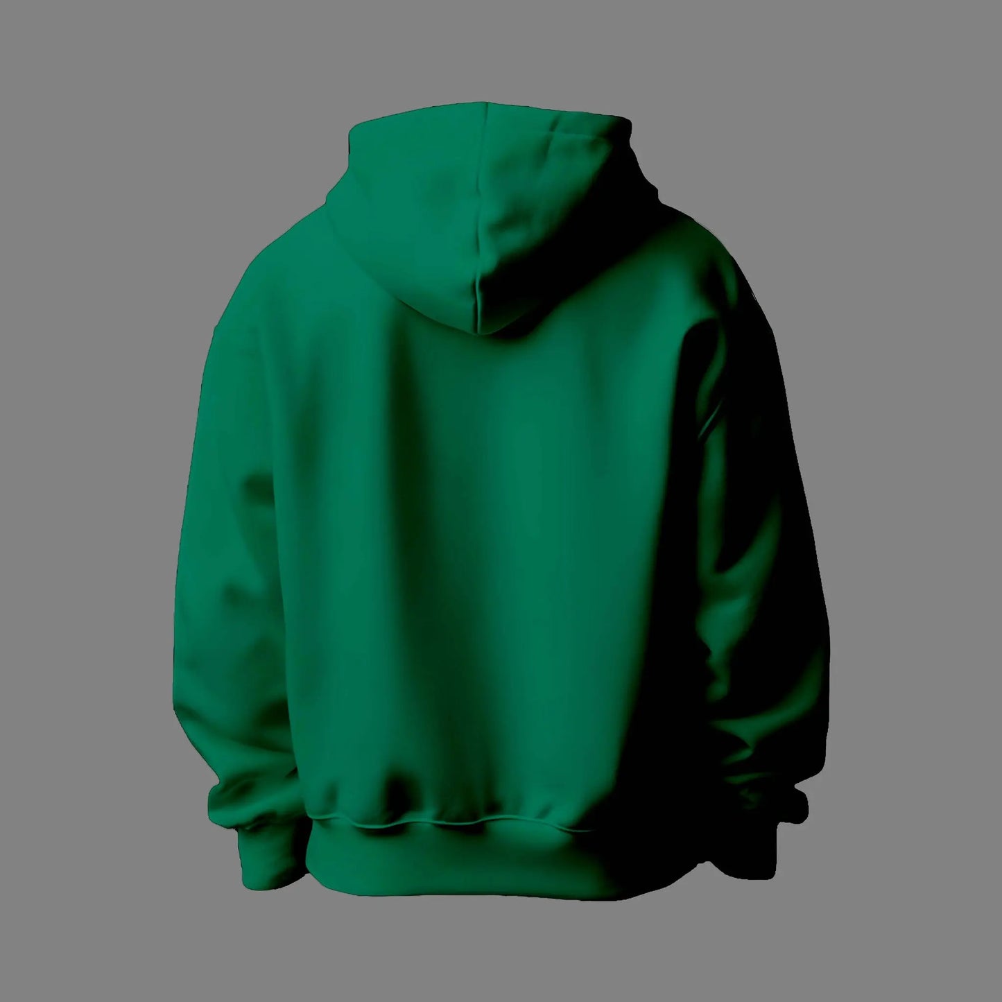 Plain Deep Green Hoodie