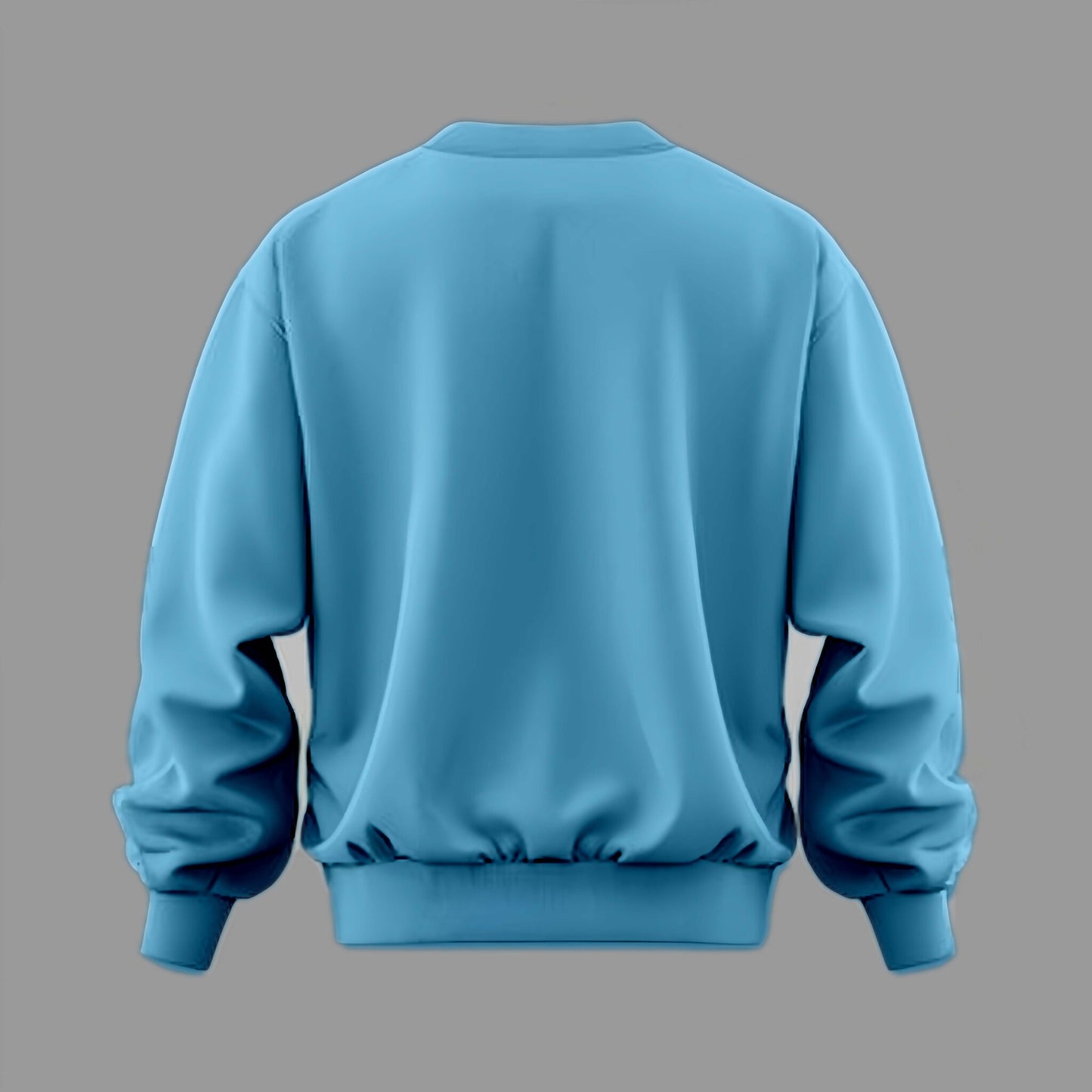 Plain Baby Blue Sweatshirt