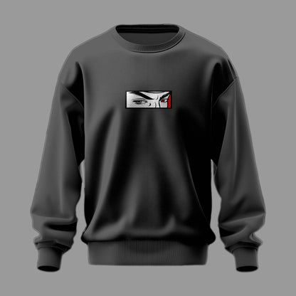 Anime Eyes Black Sweatshirts