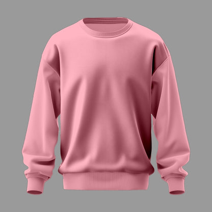 Plain Light Baby Pink Sweatshirts