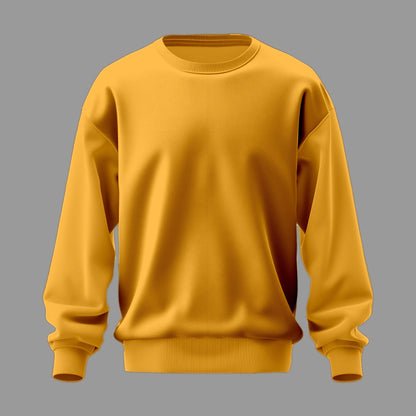 Plain Mustard Yellow Sweatshirts