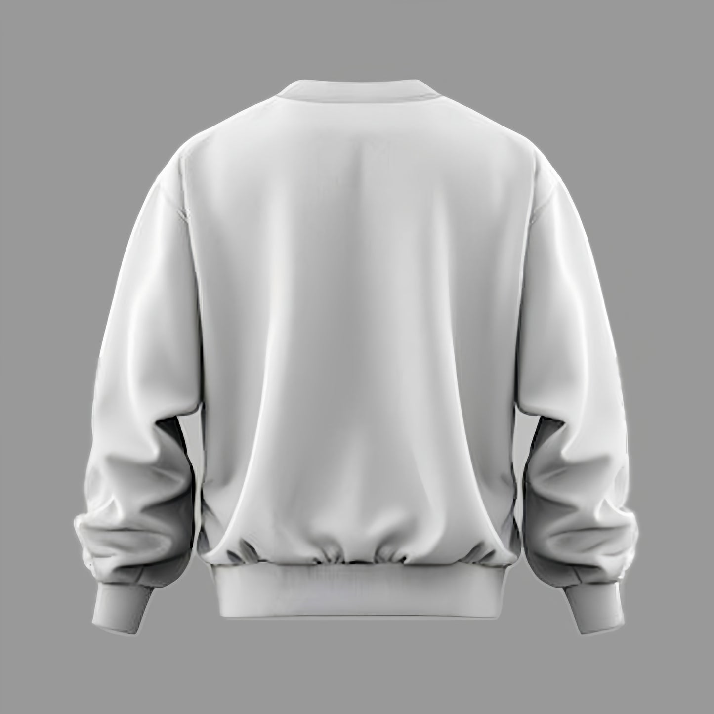 Plain White Sweatshirt